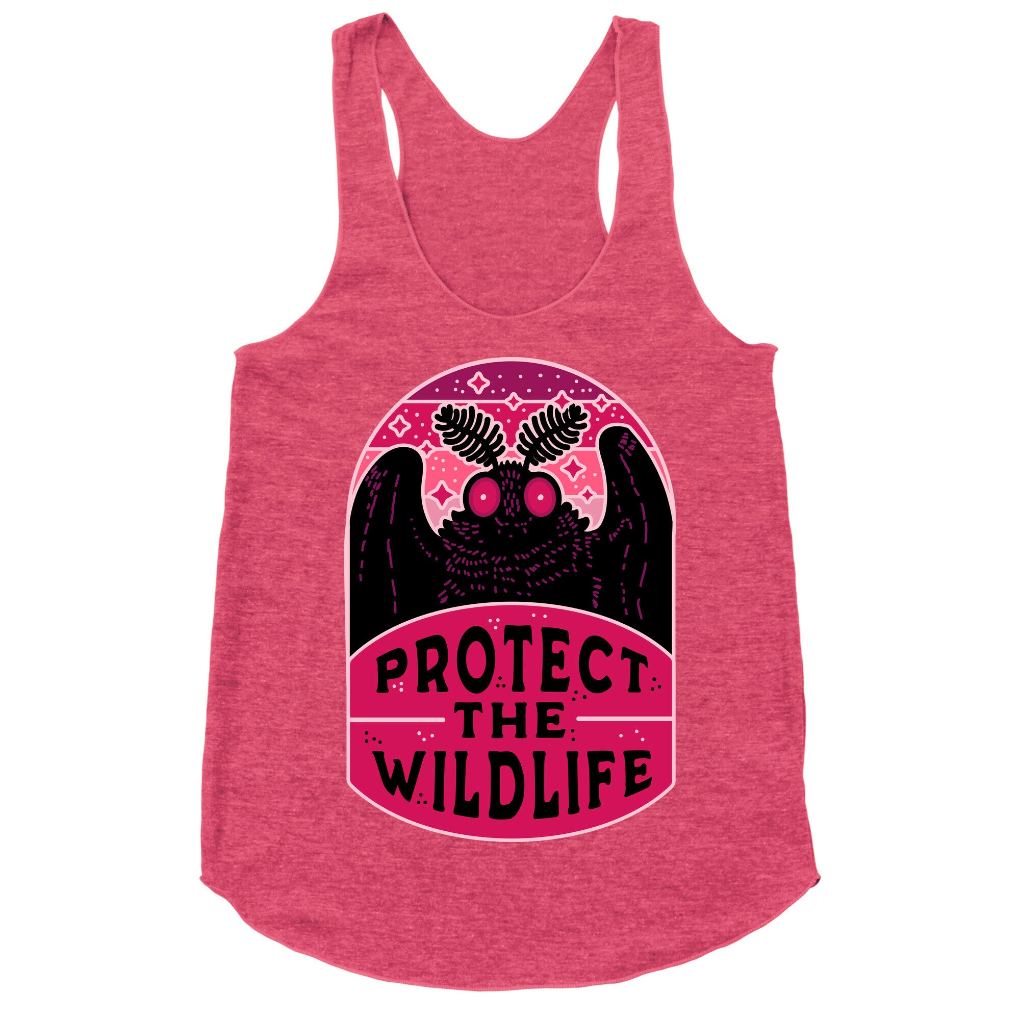 Protect the Wildlife (Mothman) Racerback Tank