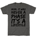 Mom, It Was Never A Phase It's A Lifestyle Emo  Unisex Triblend Tee