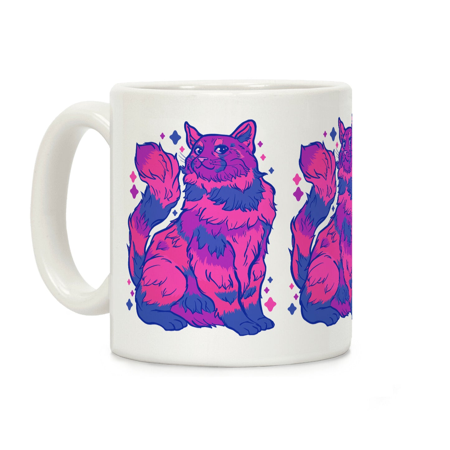 Bisexual Pride Cat Coffee Mug