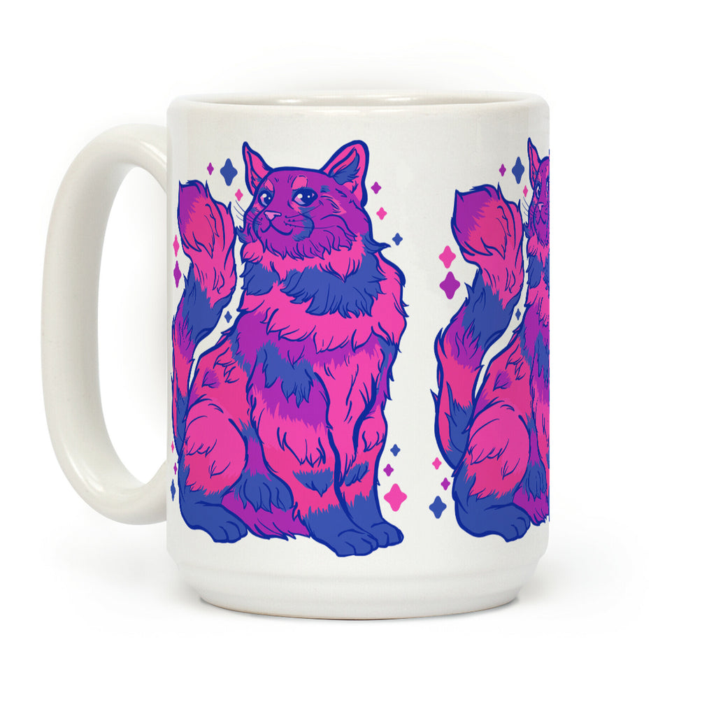 Bisexual Pride Cat Coffee Mug