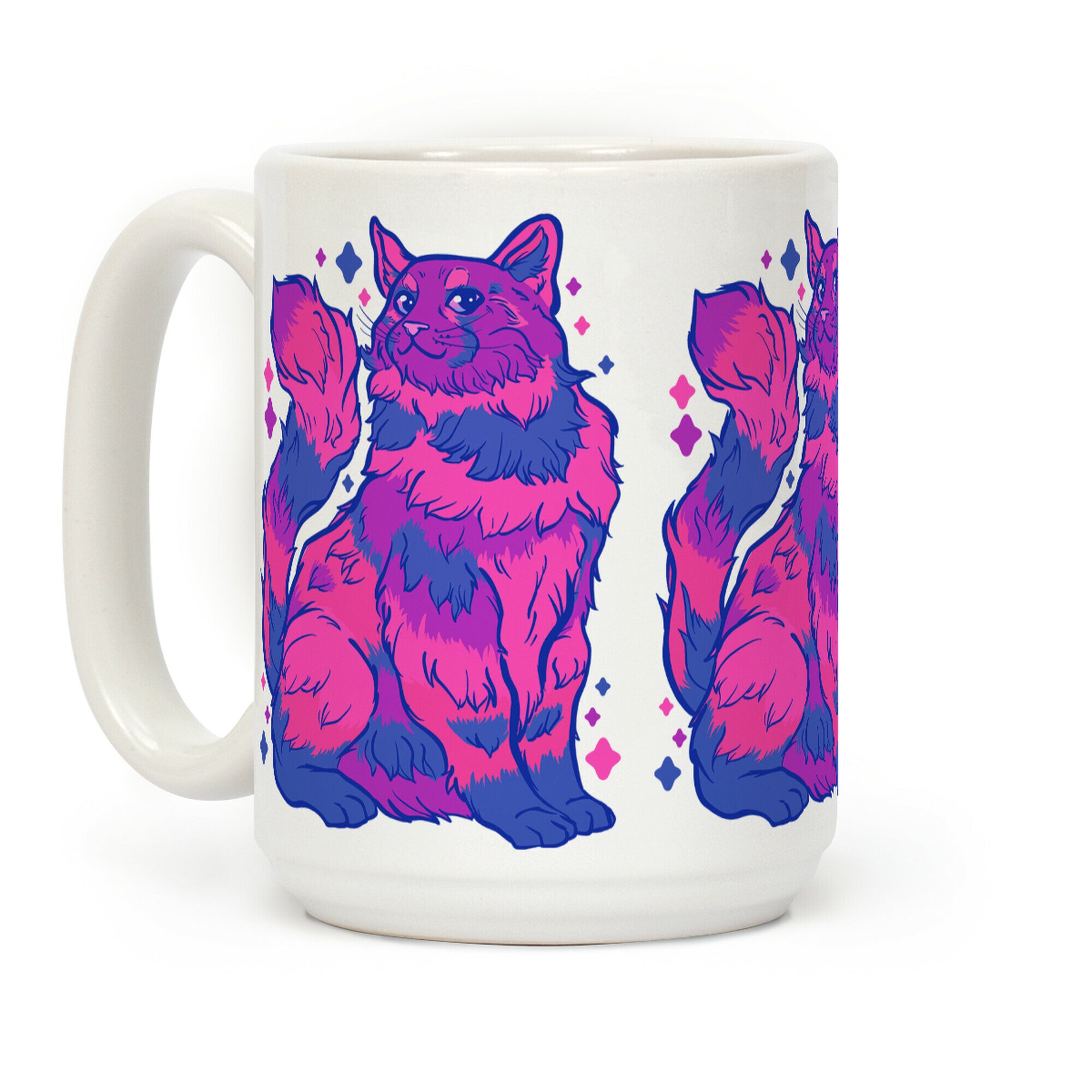 Bisexual Pride Cat Coffee Mug