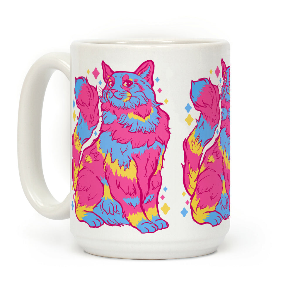 Pansexual Pride Cat Coffee Mug