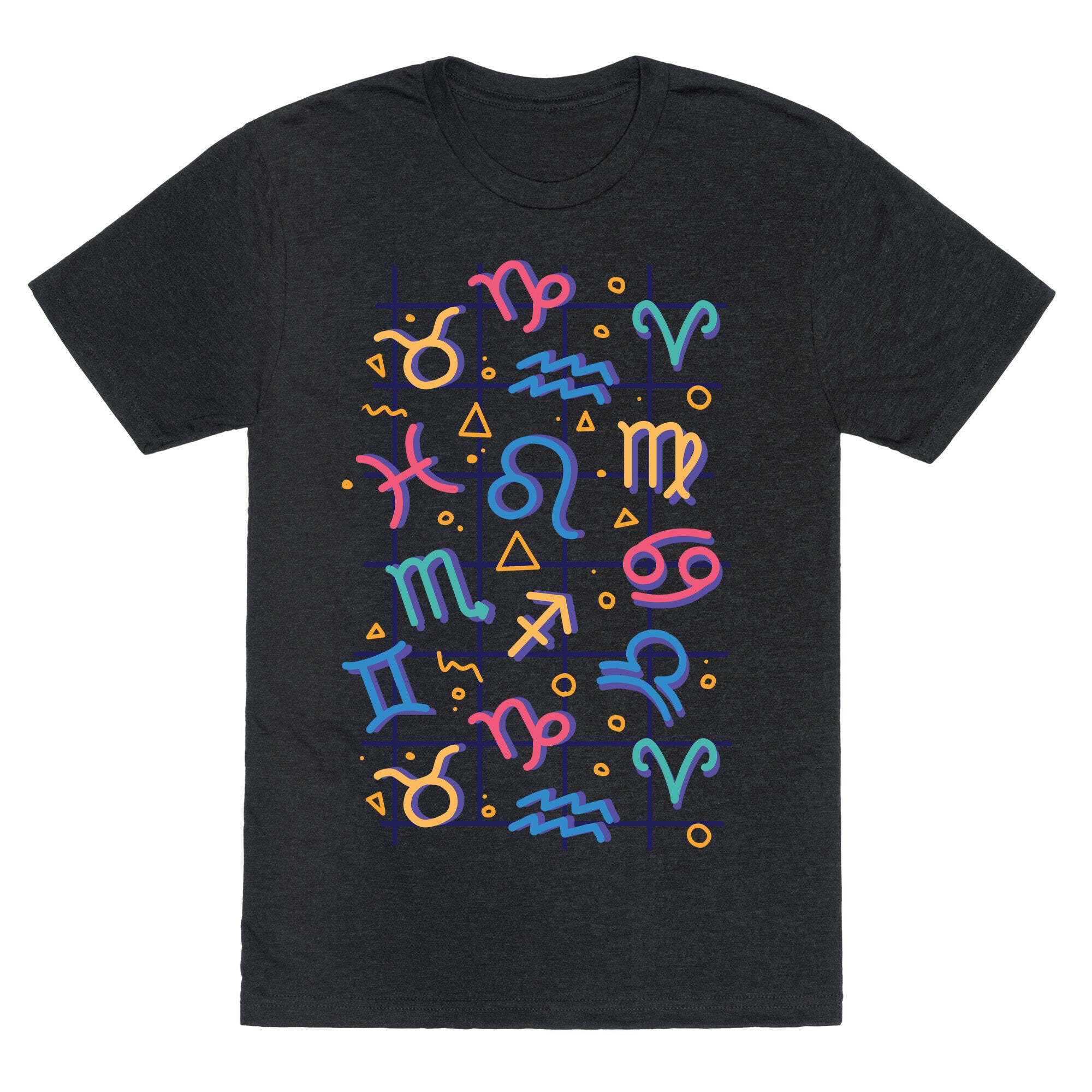 90's Zodiac Pattern Unisex Triblend Tee