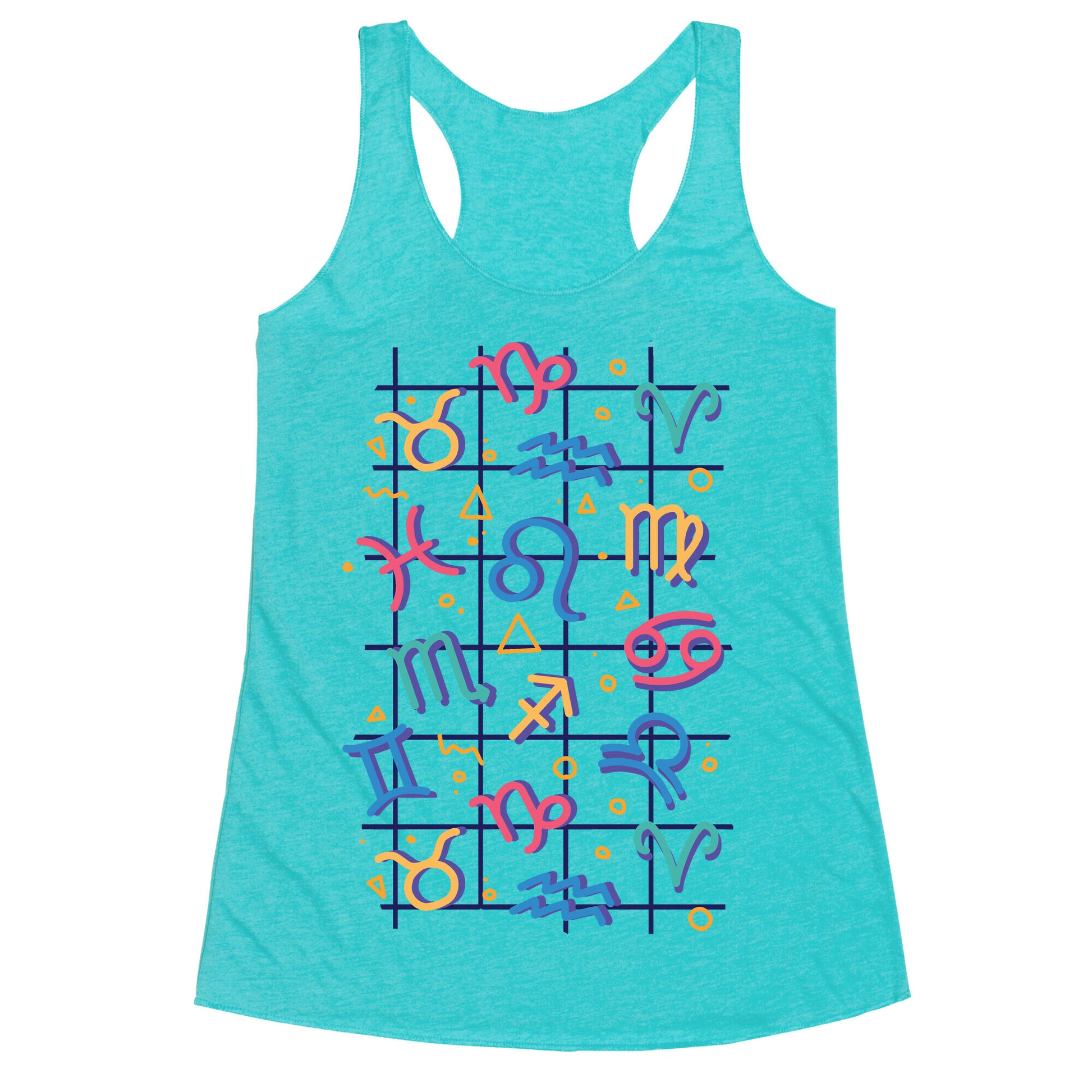 90's Zodiac Pattern Racerback Tank