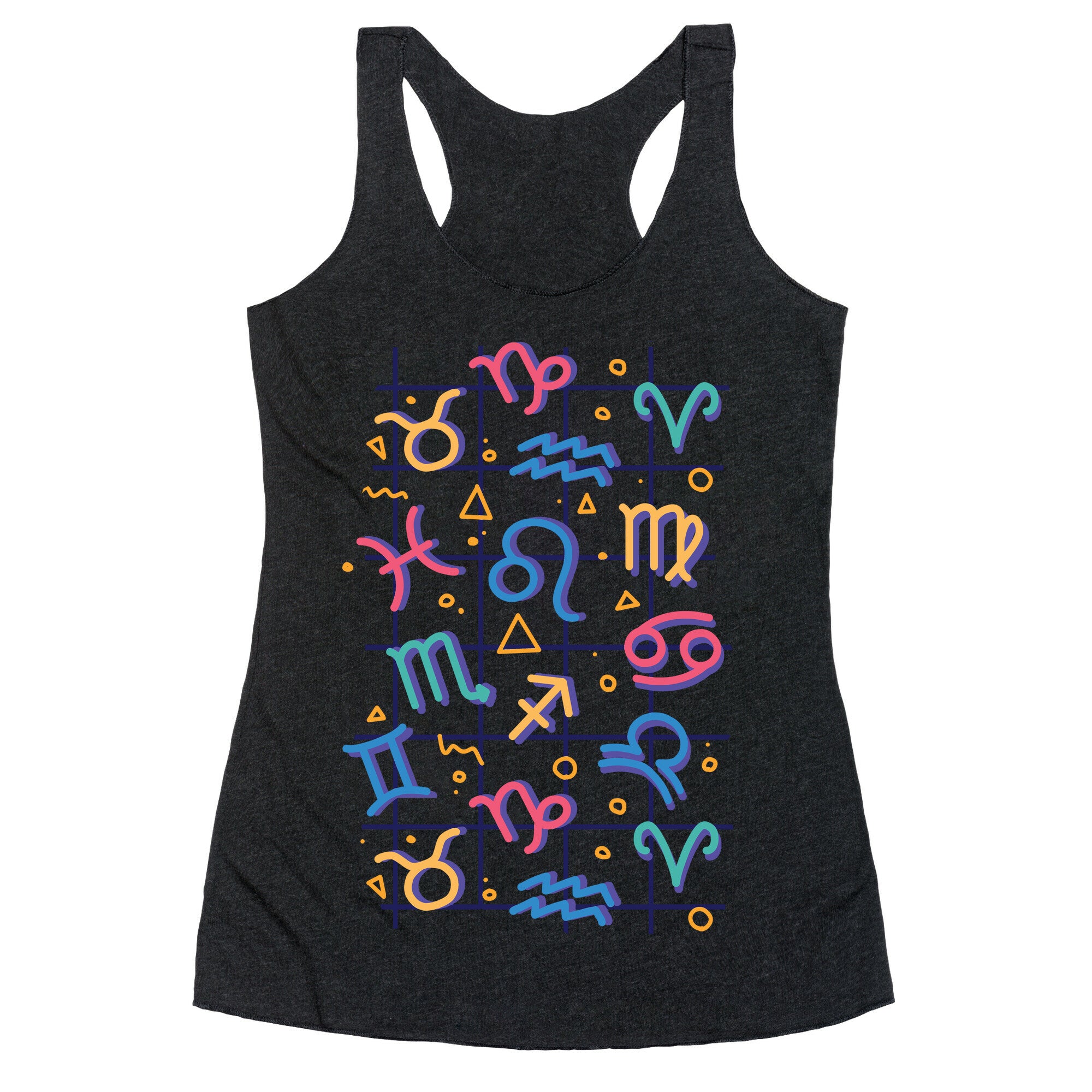 90's Zodiac Pattern Racerback Tank