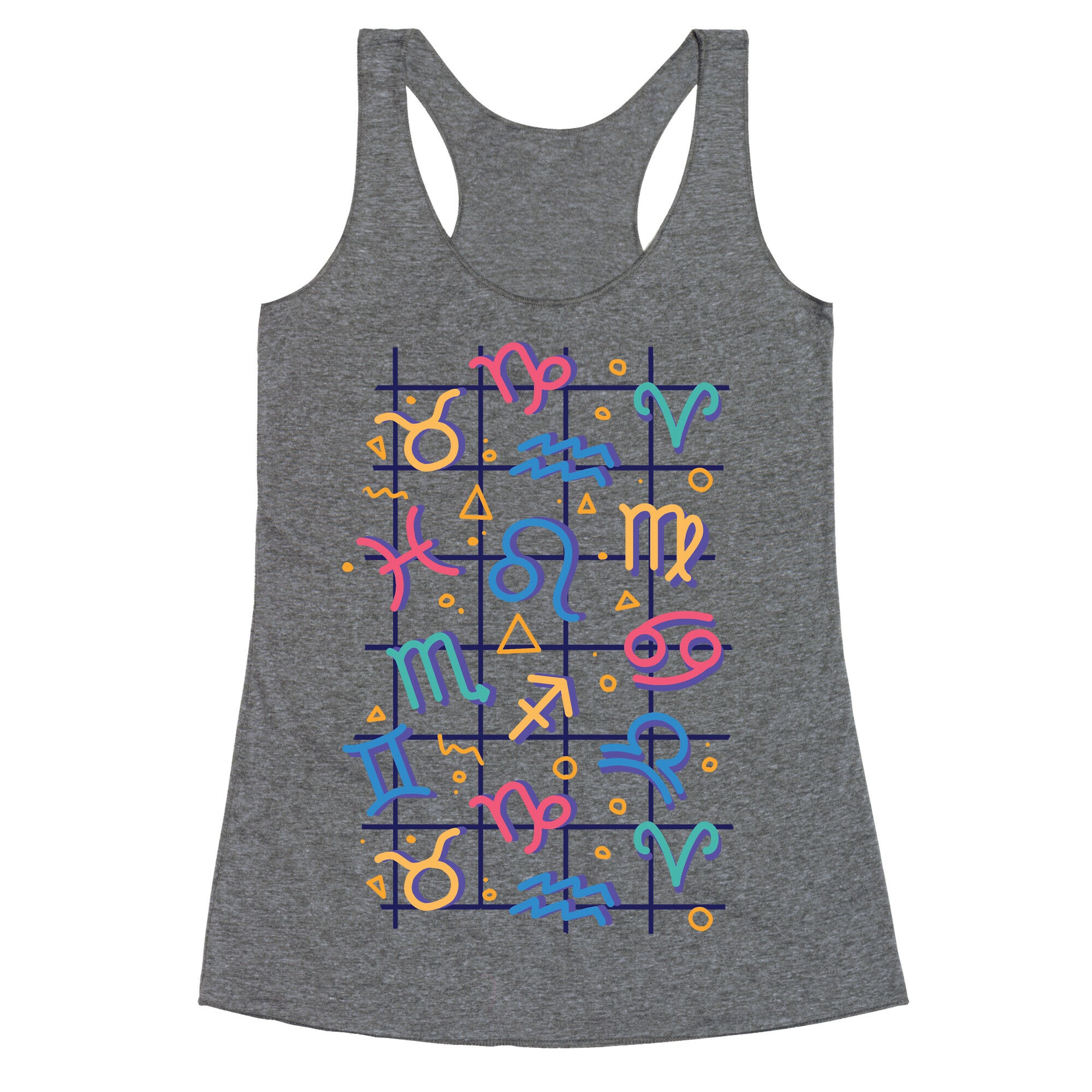 90's Zodiac Pattern Racerback Tank