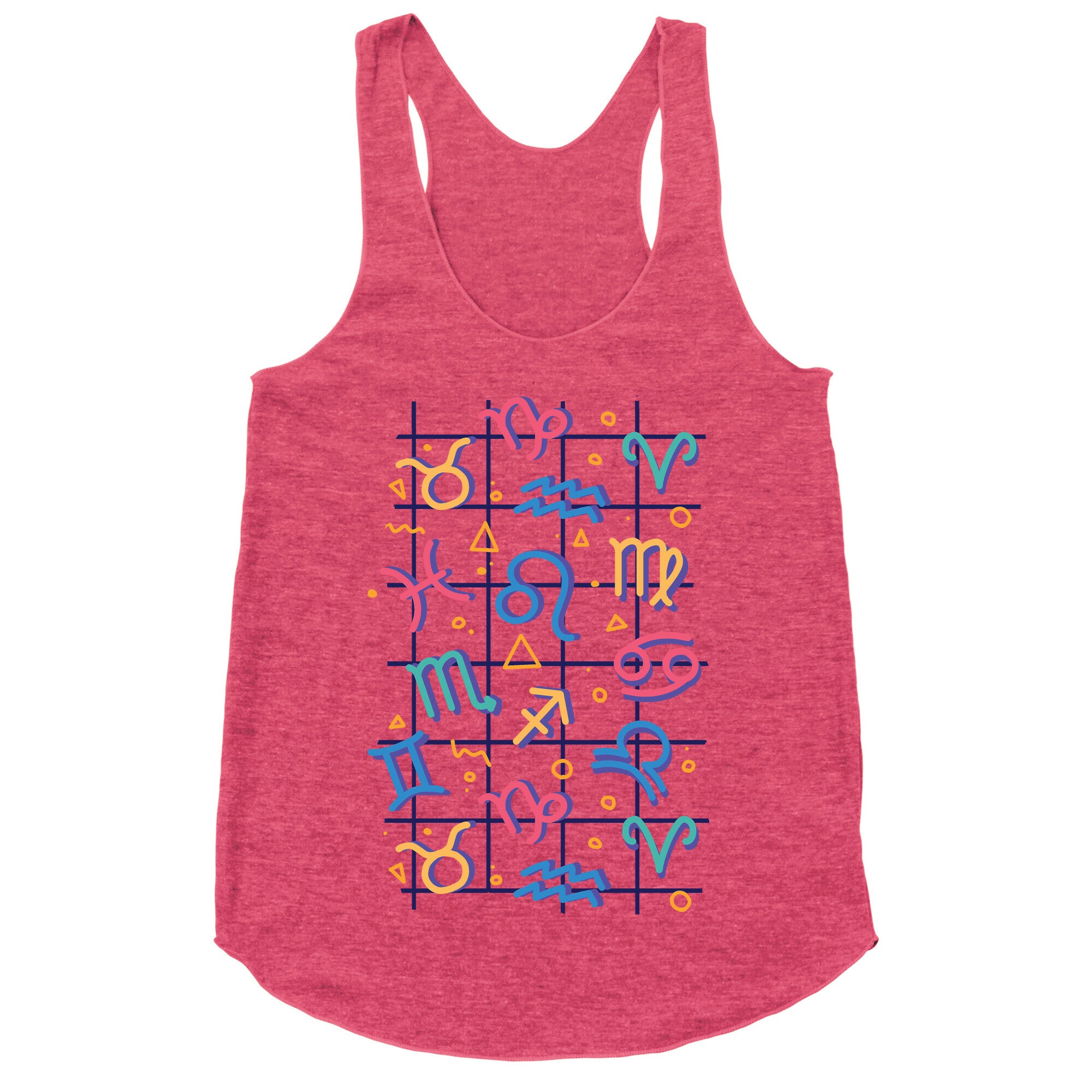 90's Zodiac Pattern Racerback Tank