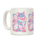 Transgender Pride Cat Coffee Mug