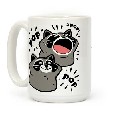 Pop Raccoon Coffee Mug