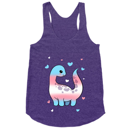 Transgender-Dino Racerback Tank