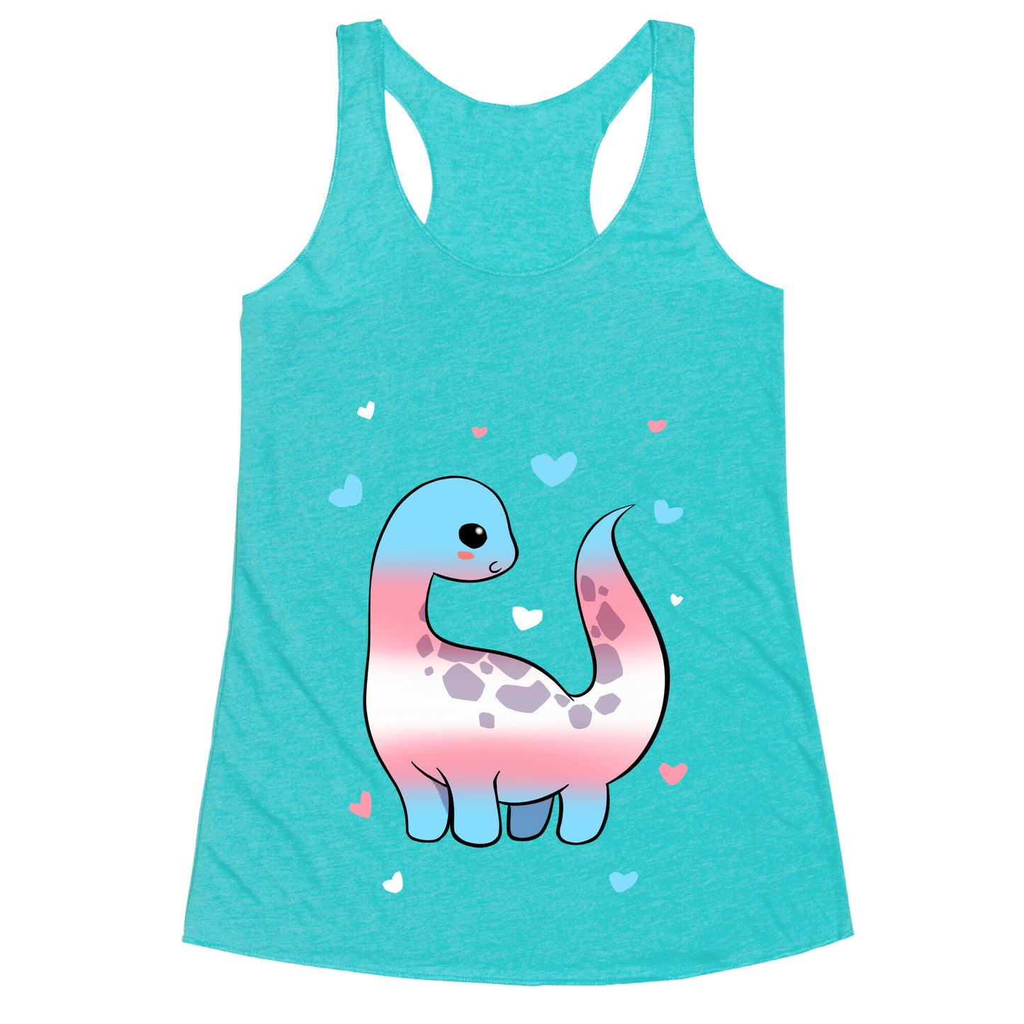 Transgender-Dino Racerback Tank