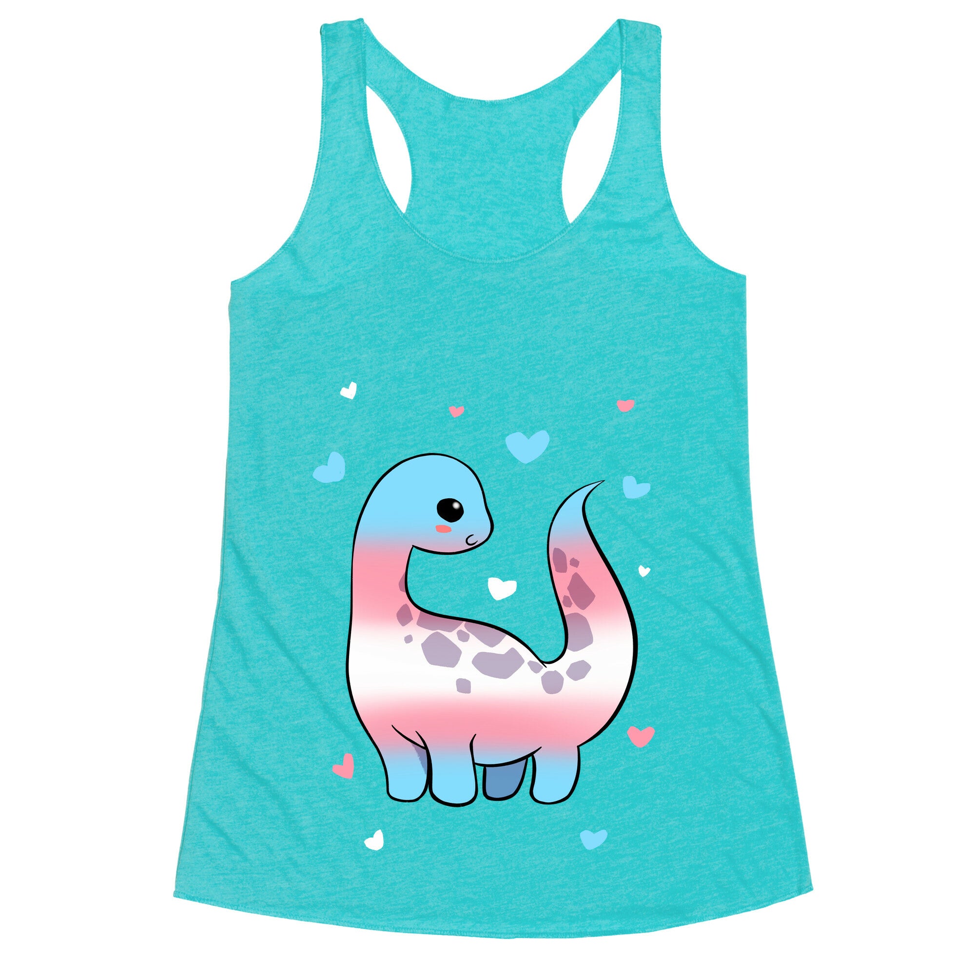 Transgender-Dino Racerback Tank