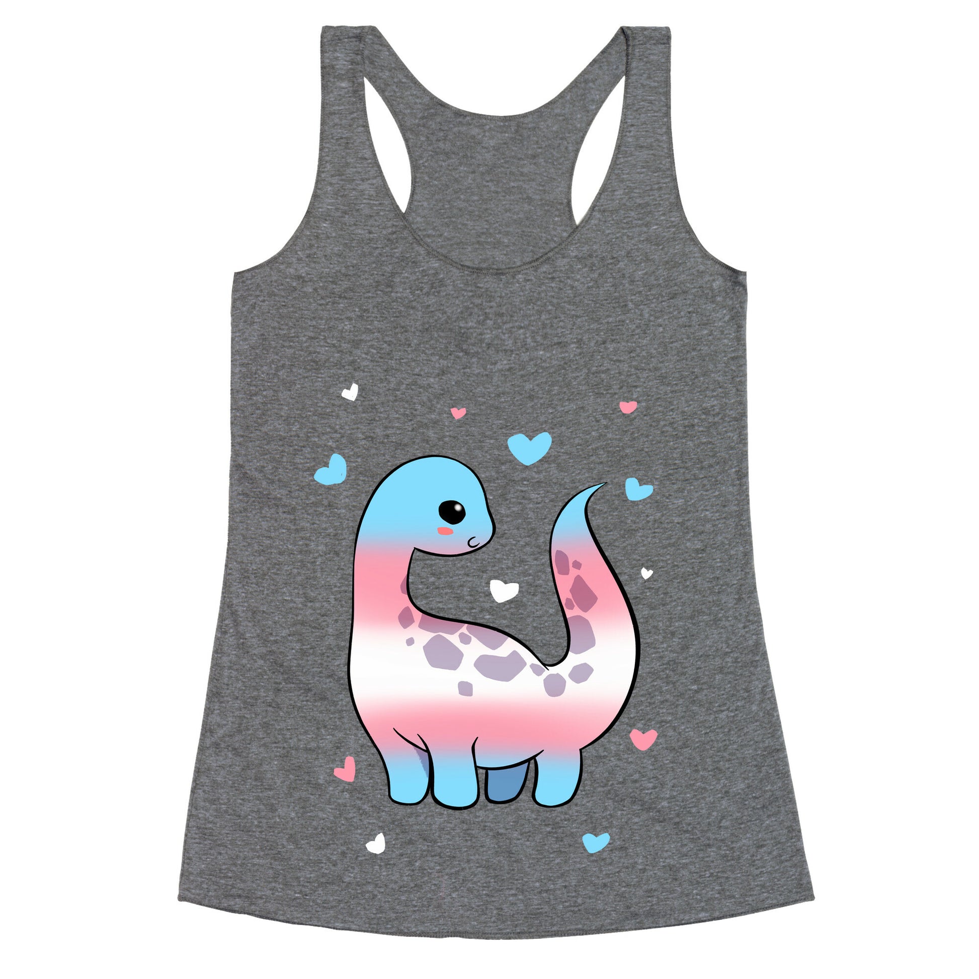 Transgender-Dino Racerback Tank