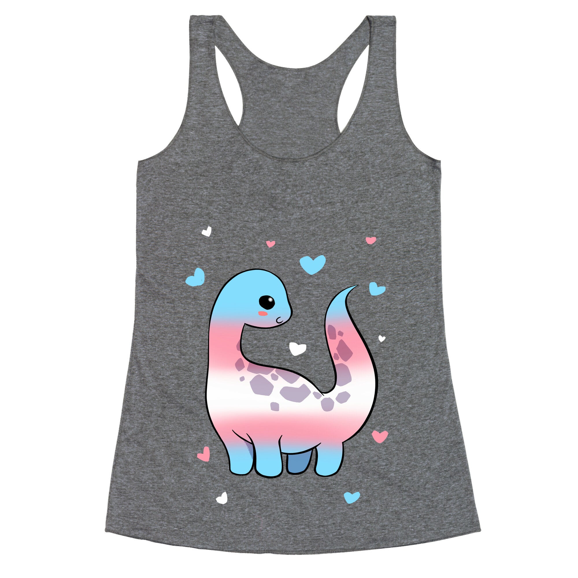 Transgender-Dino Racerback Tank
