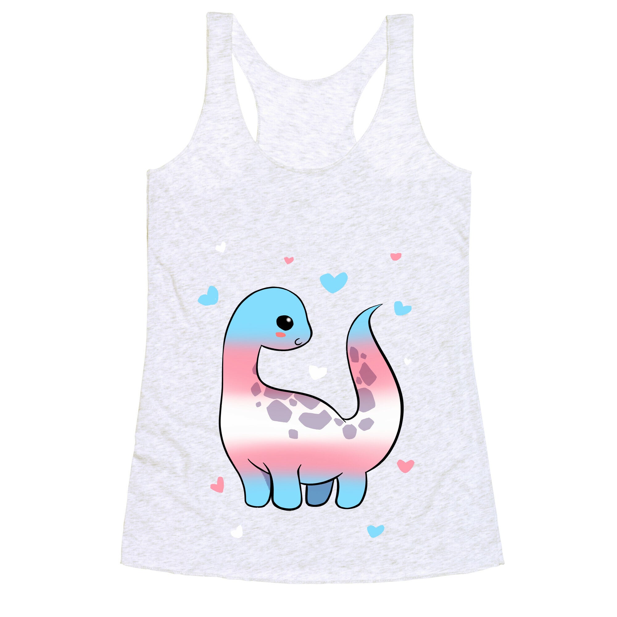 Transgender-Dino Racerback Tank