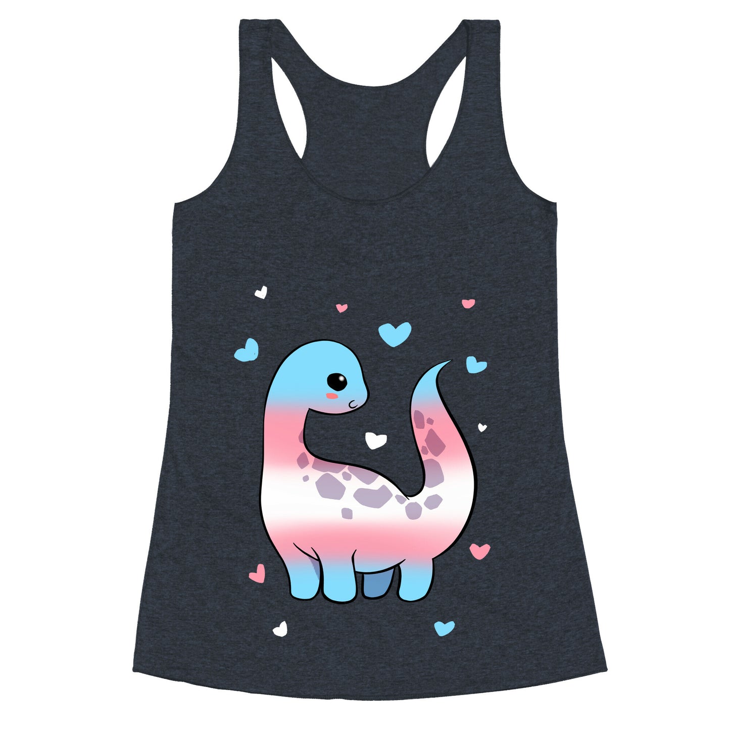 Transgender-Dino Racerback Tank