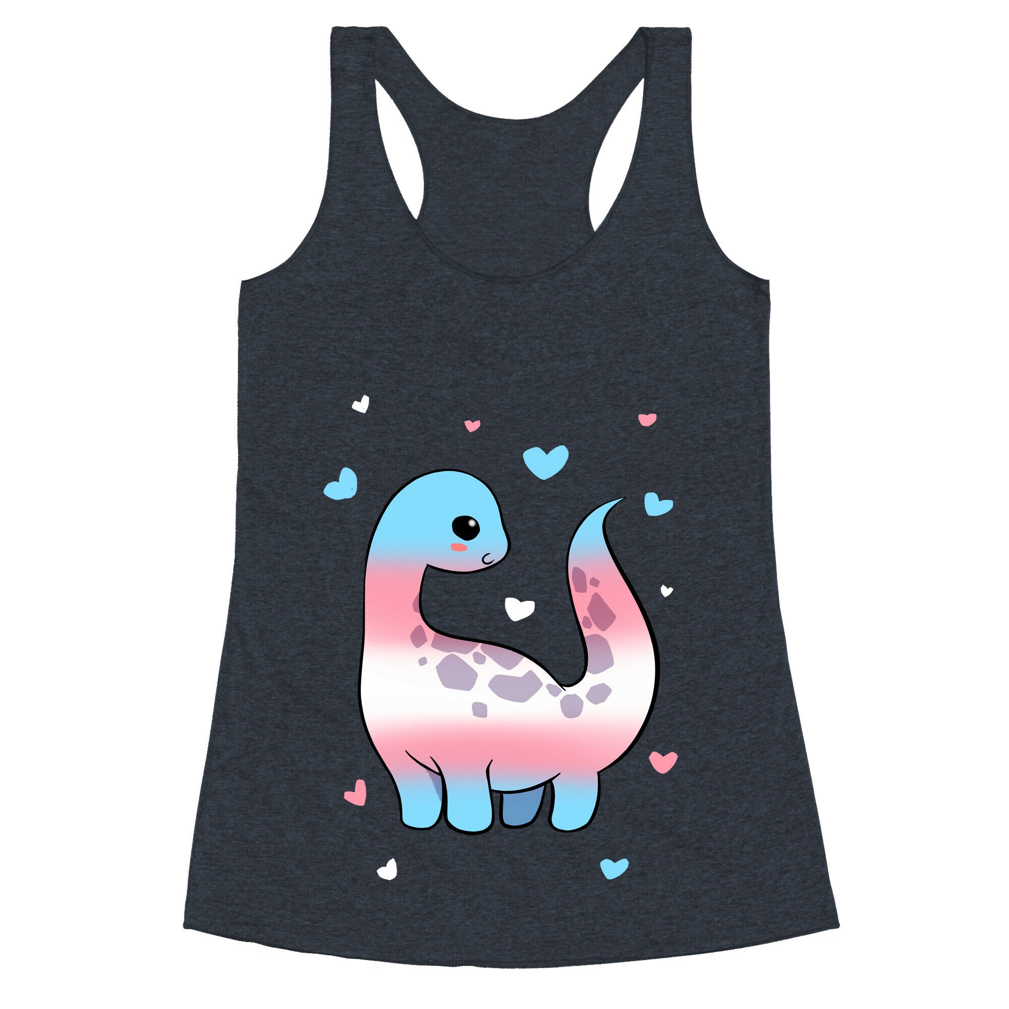 Transgender-Dino Racerback Tank