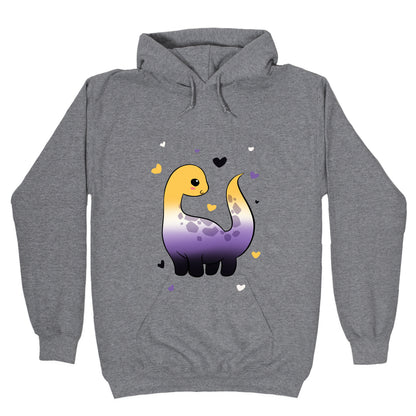 Non-Binary-Dino Hoodie