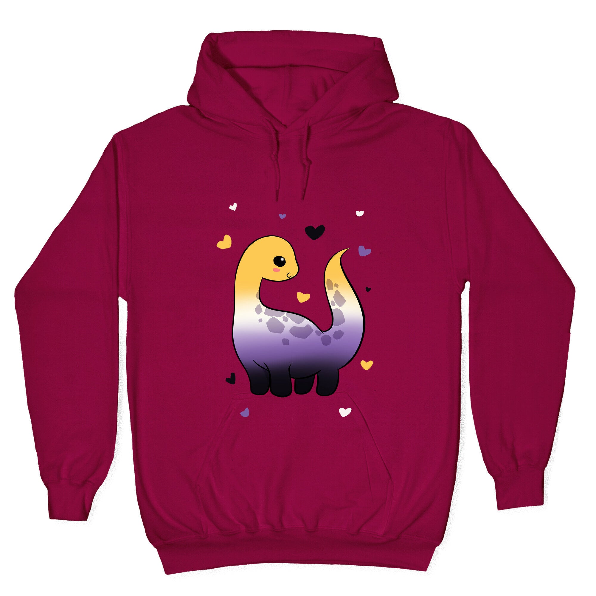Non-Binary-Dino Hoodie