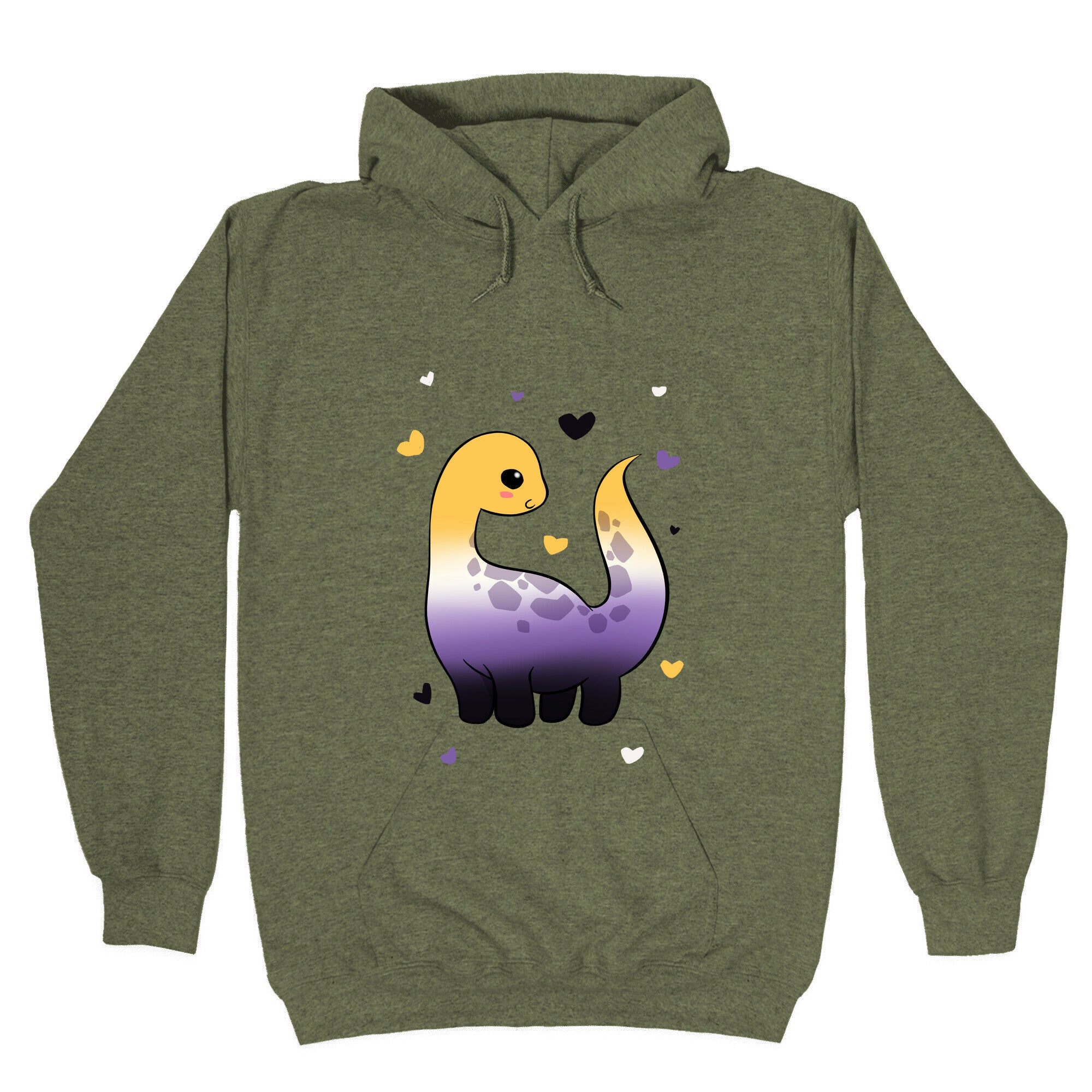 Non-Binary-Dino Hoodie