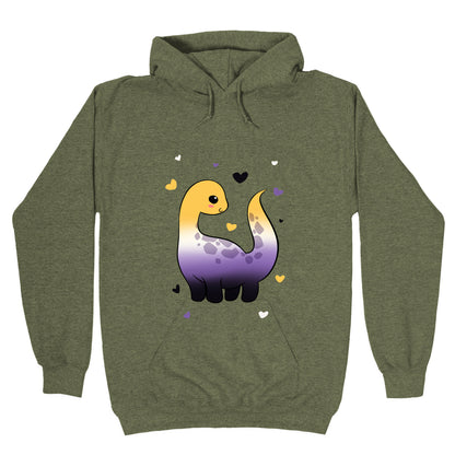 Non-Binary-Dino Hoodie