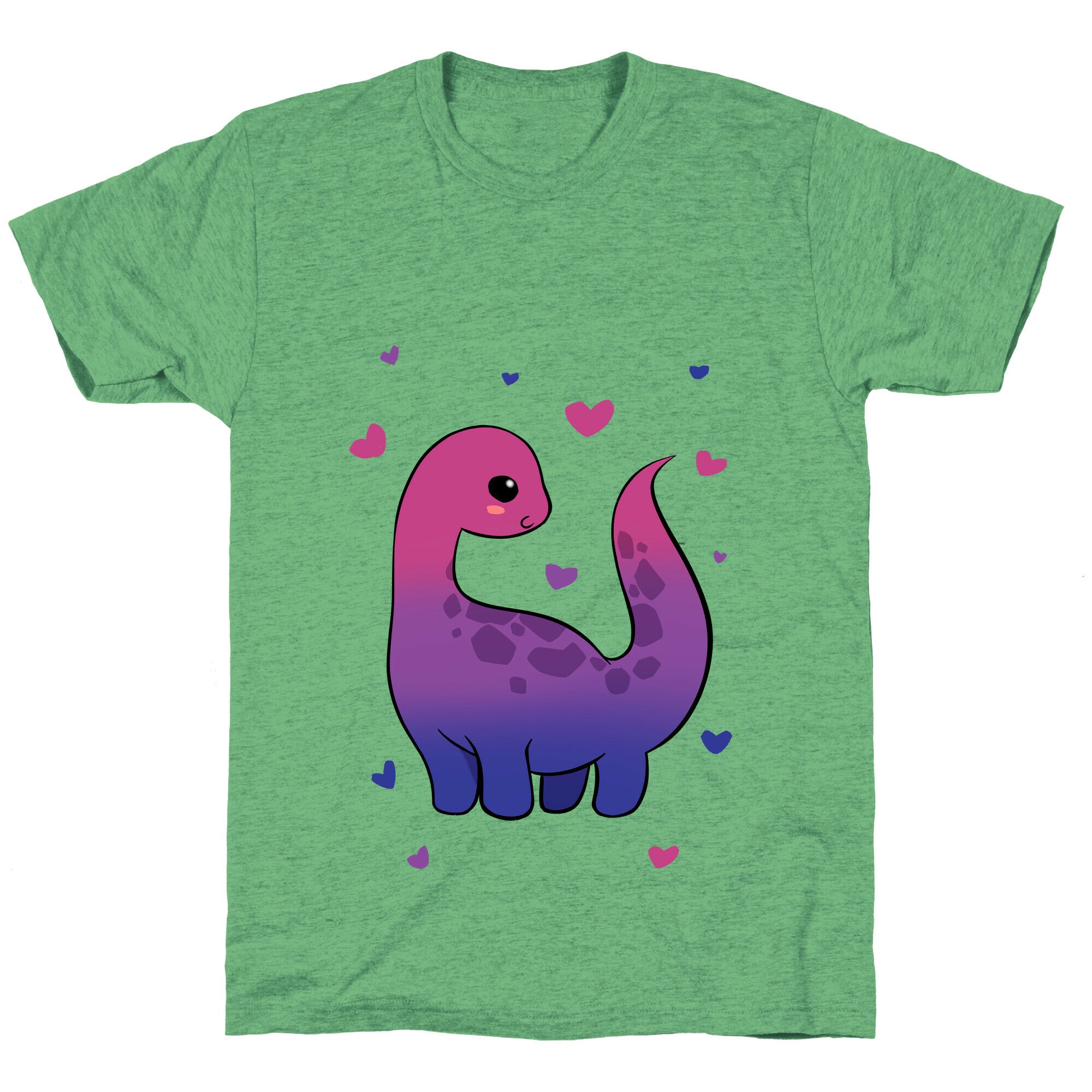 Bisexual-Dino Unisex Triblend Tee