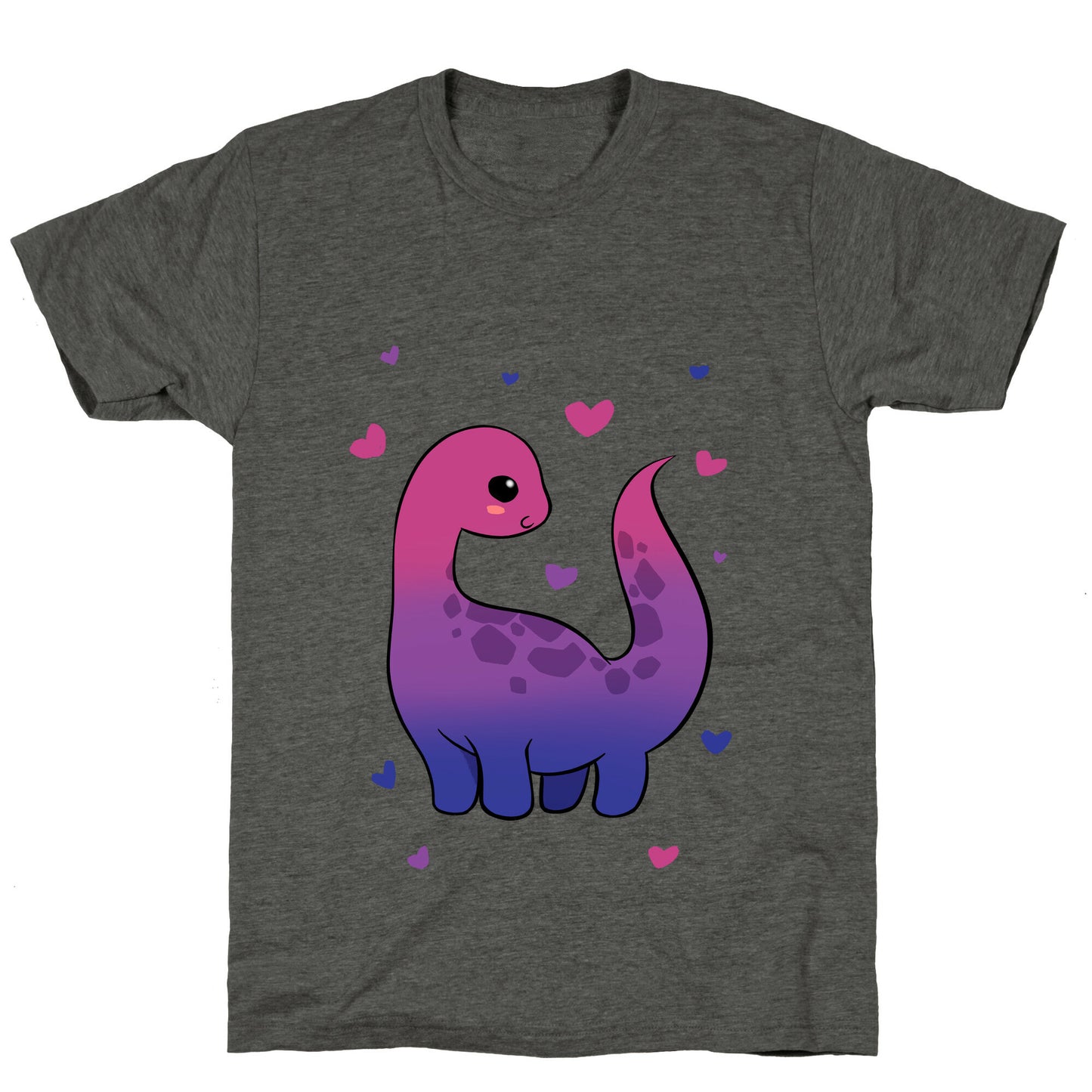 Bisexual-Dino Unisex Triblend Tee