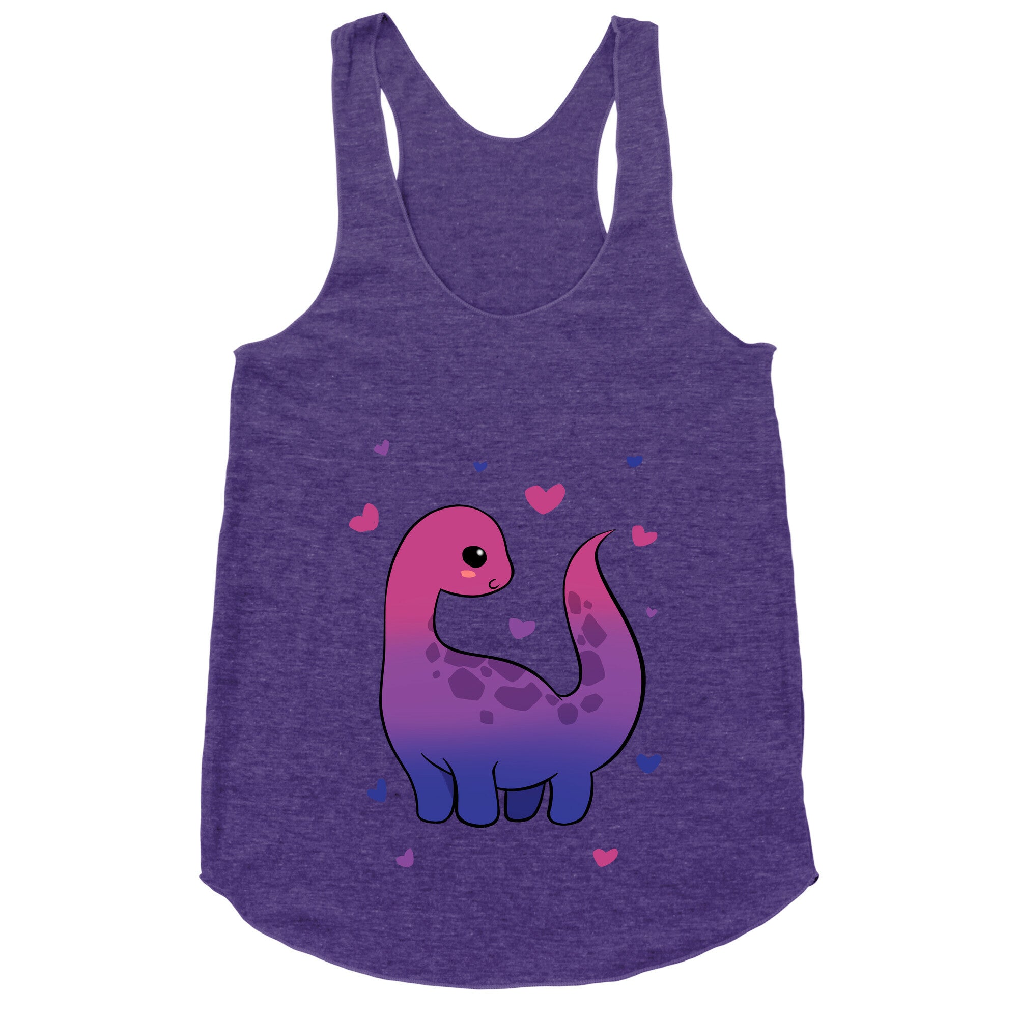 Bisexual-Dino Racerback Tank