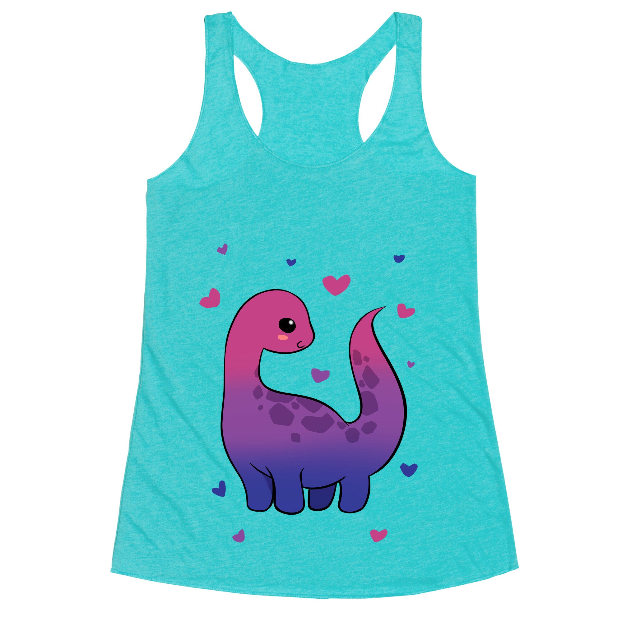 Bisexual-Dino Racerback Tank