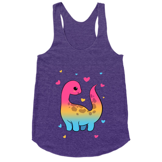 Pansexual-Dino Racerback Tank
