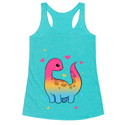 Pansexual-Dino Racerback Tank