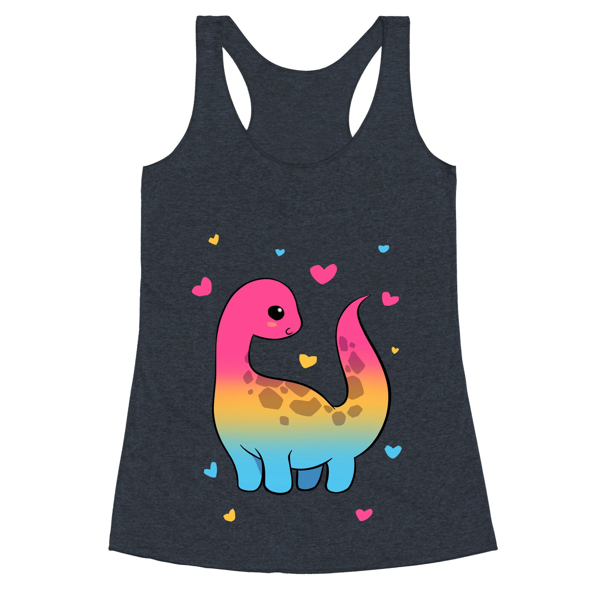 Pansexual-Dino Racerback Tank