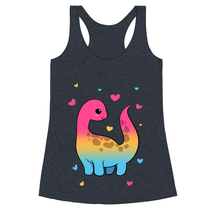 Pansexual-Dino Racerback Tank