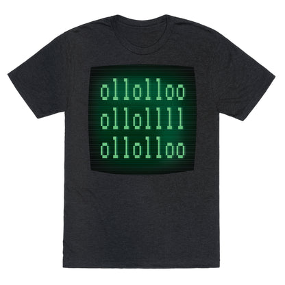 LOL Binary Code Unisex Triblend Tee
