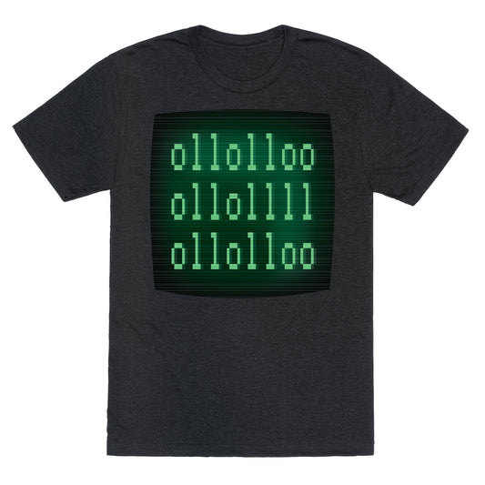 LOL Binary Code Unisex Triblend Tee