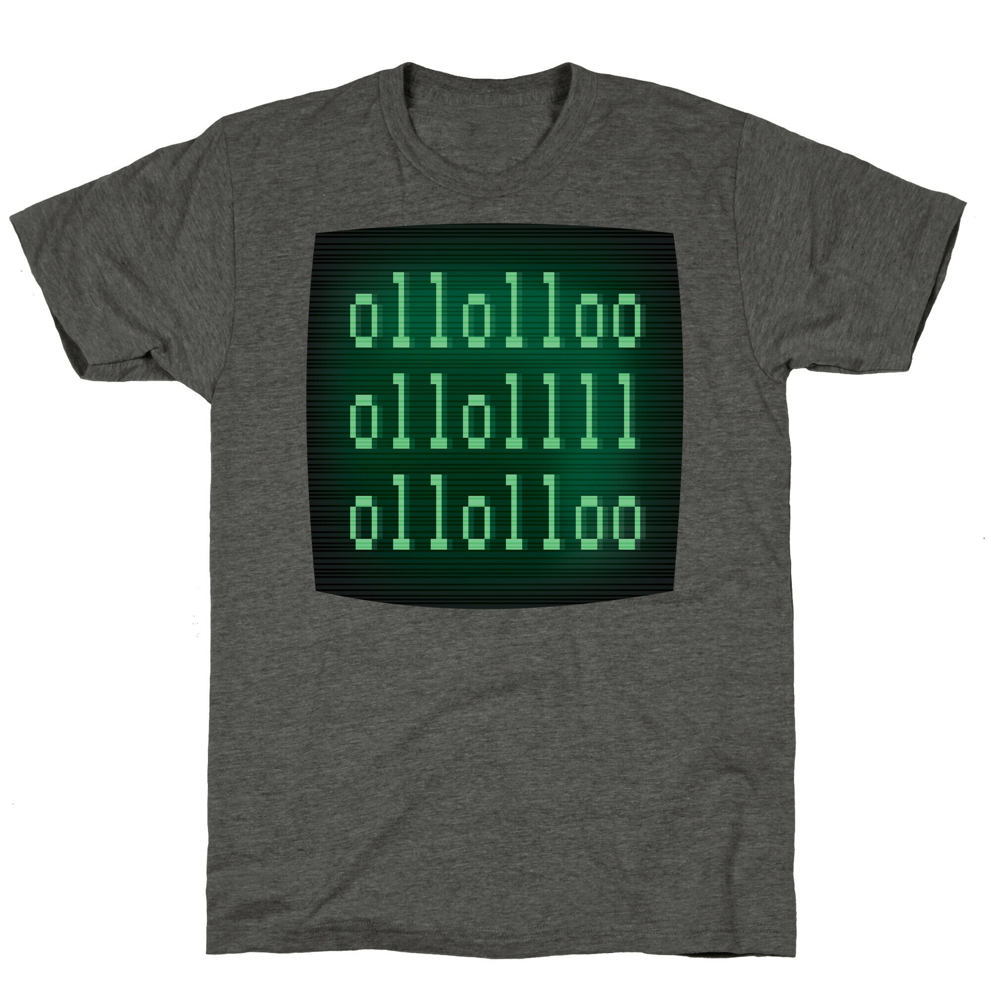 LOL Binary Code Unisex Triblend Tee