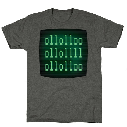 LOL Binary Code Unisex Triblend Tee