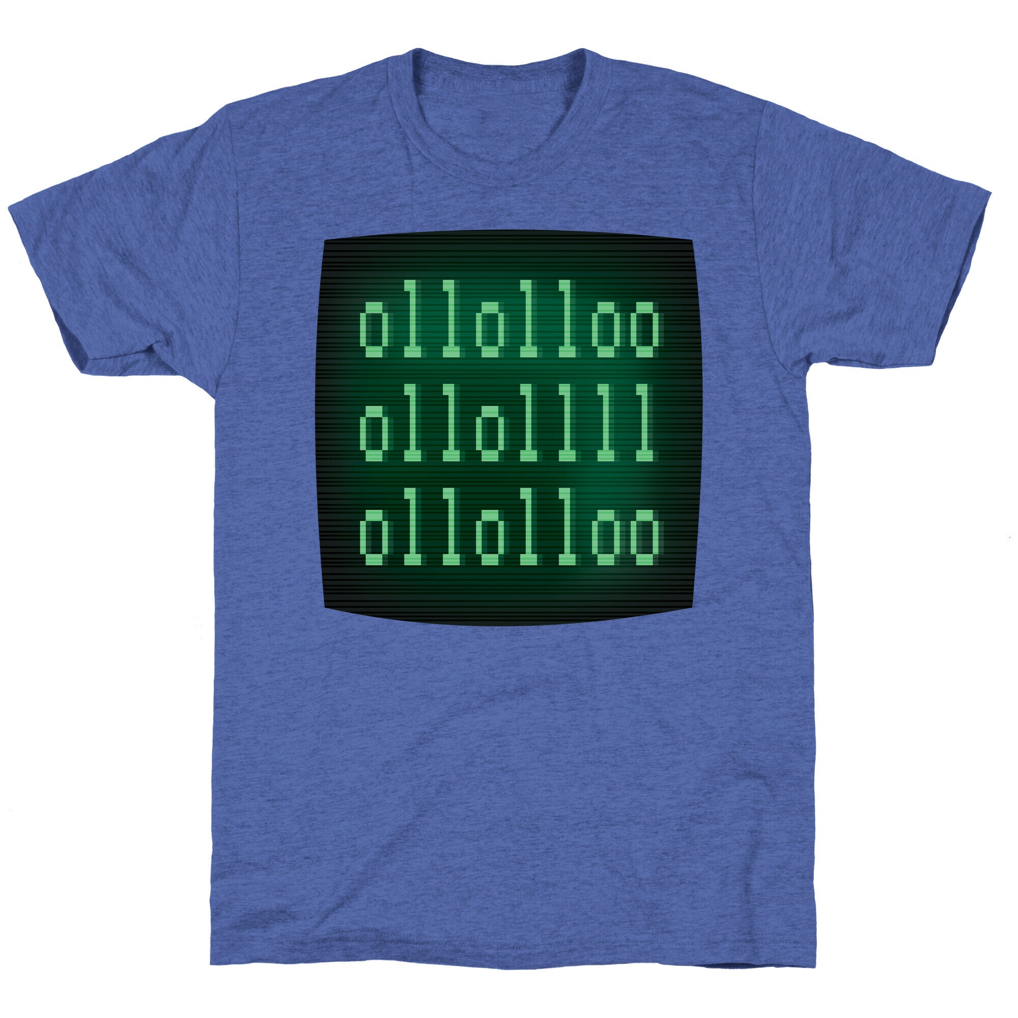 LOL Binary Code Unisex Triblend Tee