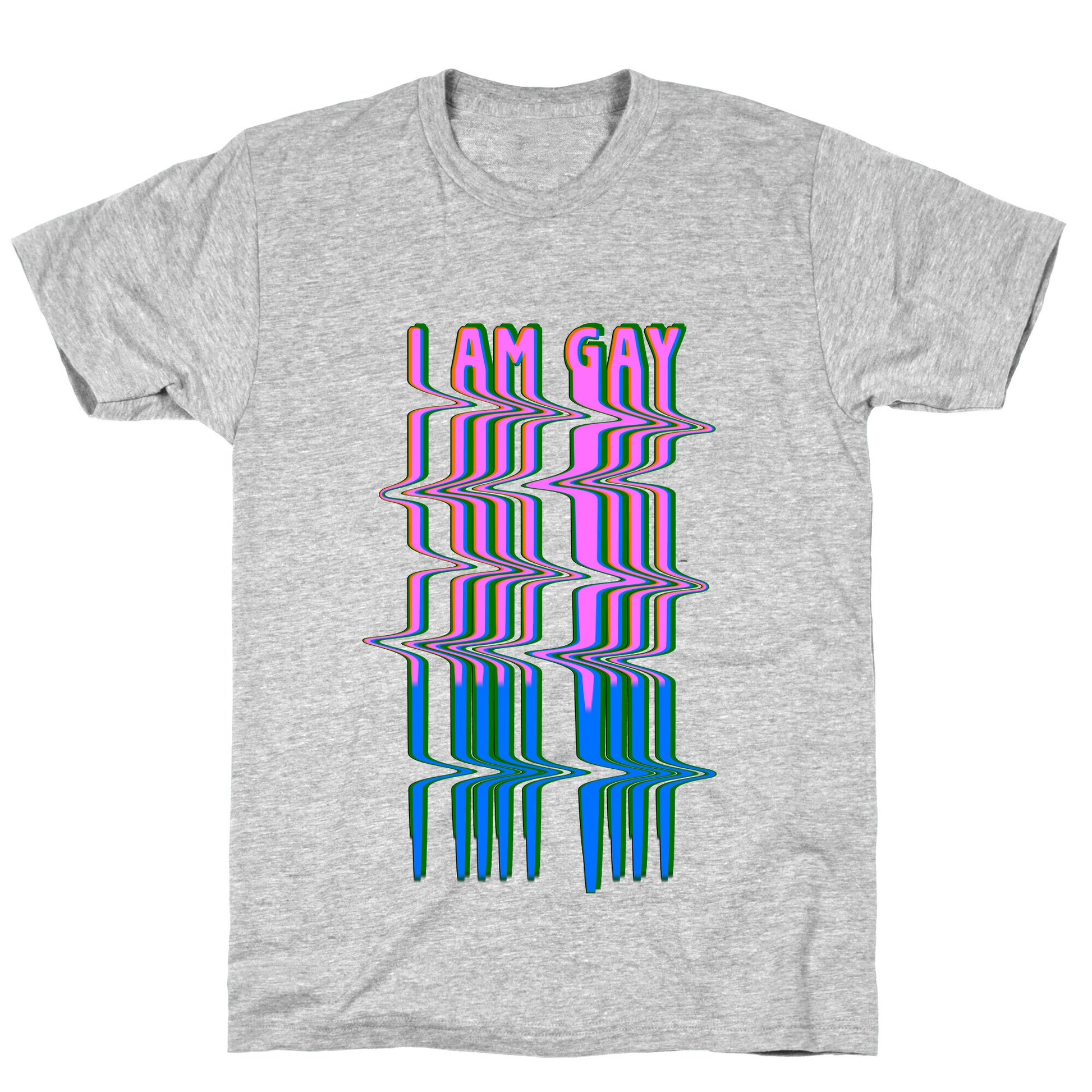 I Am Gay Vaporwave Drip T-Shirt
