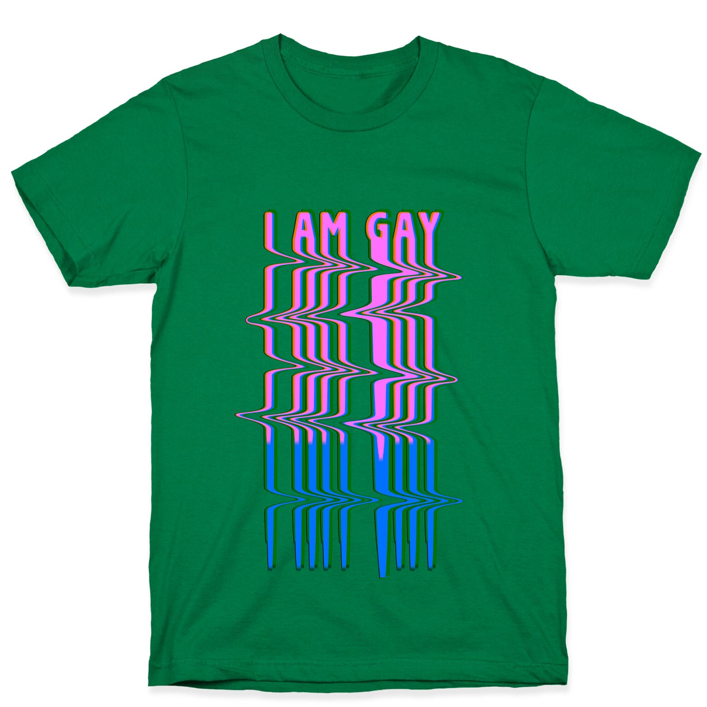 I Am Gay Vaporwave Drip T-Shirt