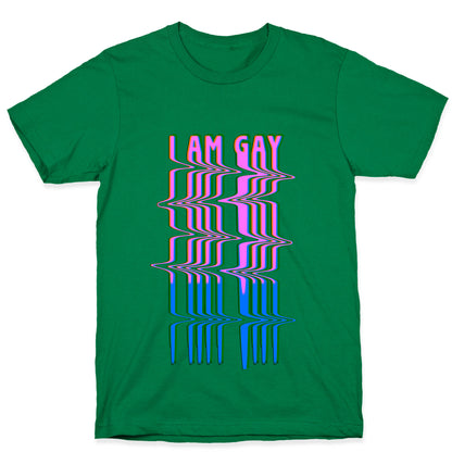 I Am Gay Vaporwave Drip T-Shirt