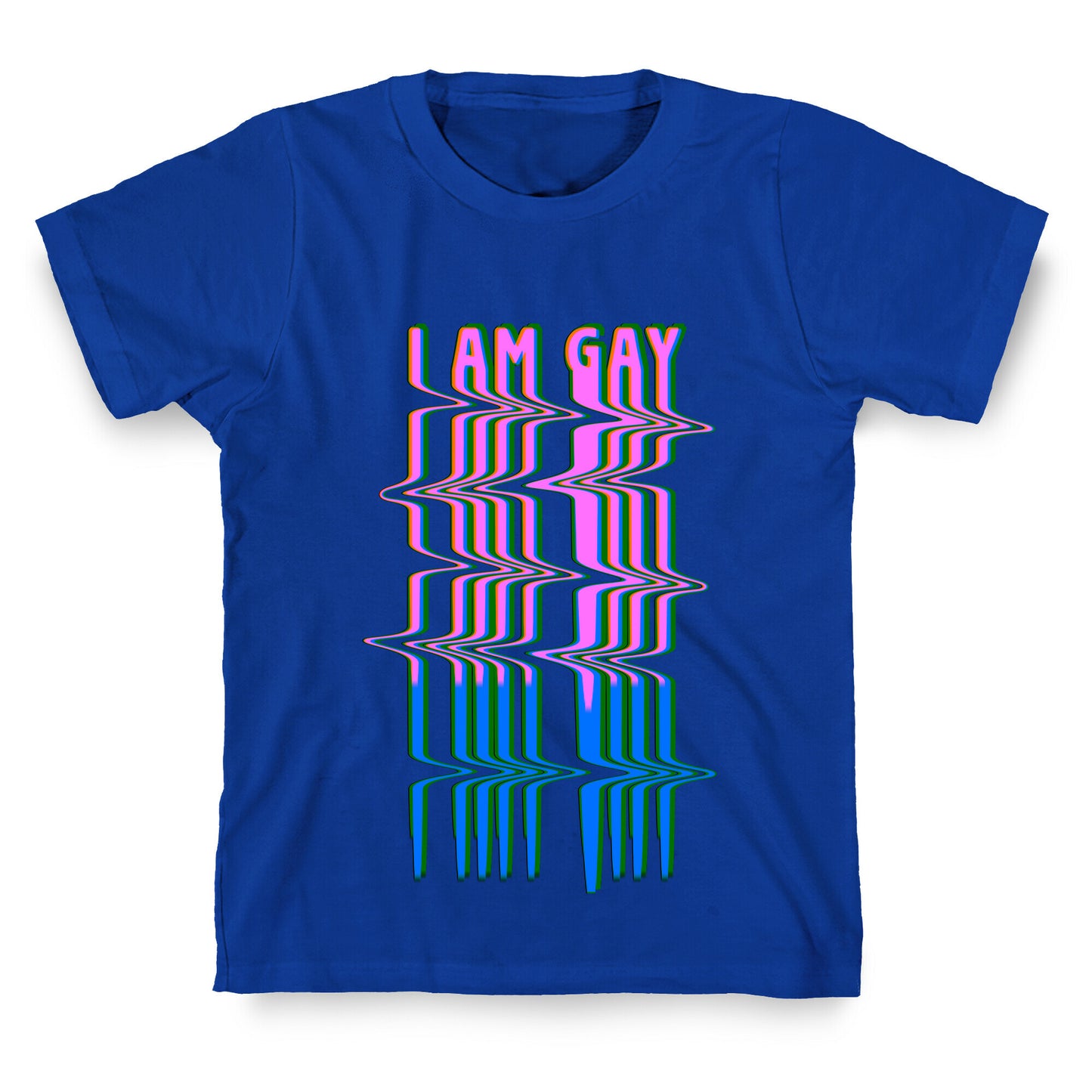I Am Gay Vaporwave Drip T-Shirt