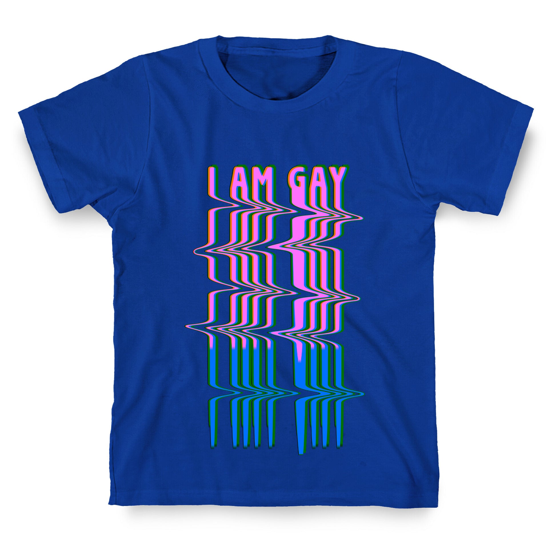 I Am Gay Vaporwave Drip T-Shirt