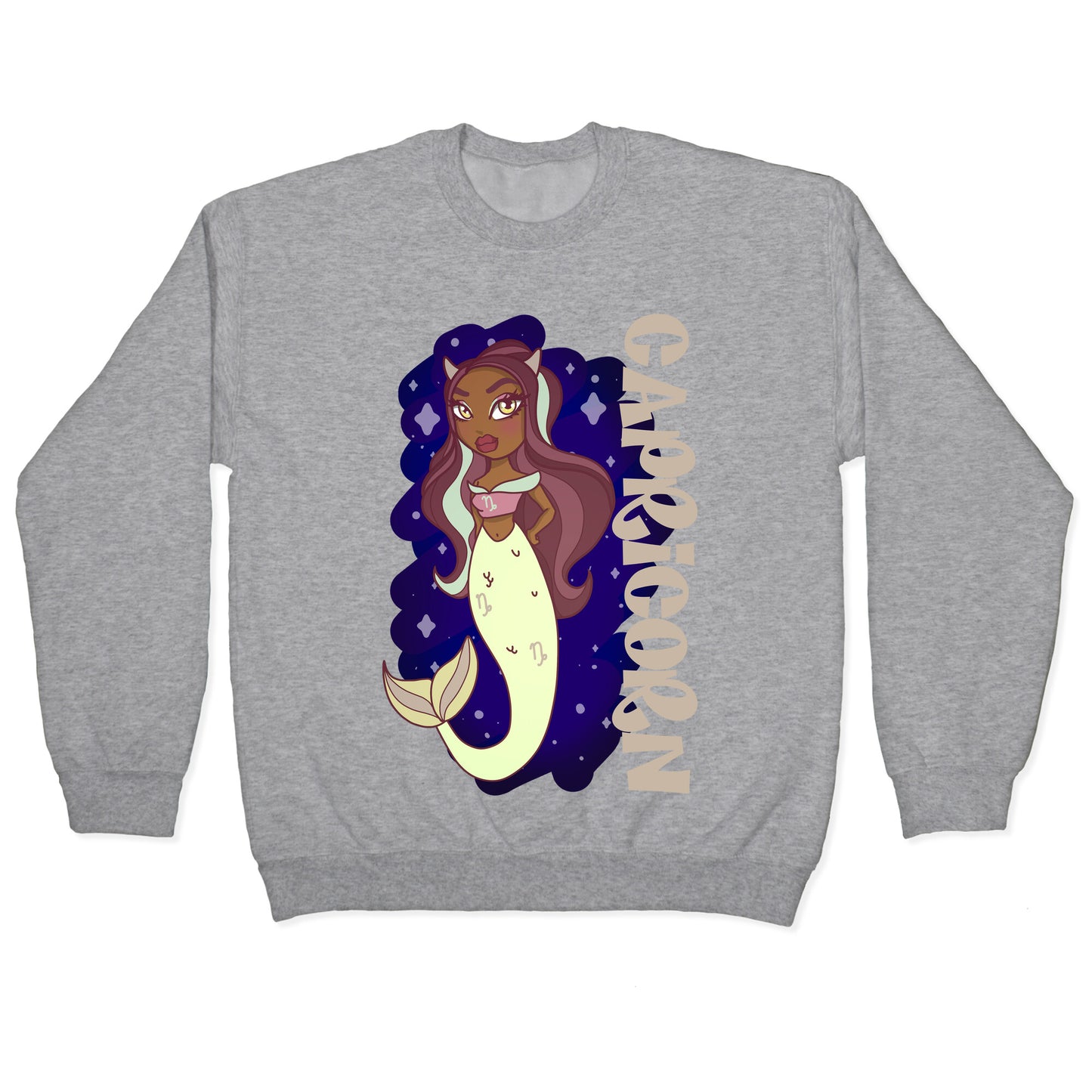 Zodiac Dollz: Capricorn Crewneck Sweatshirt