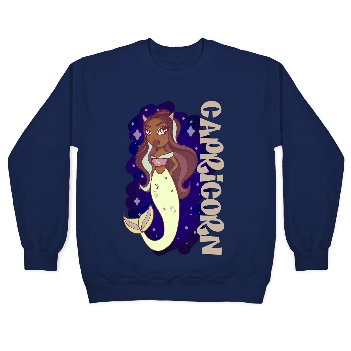 Zodiac Dollz: Capricorn Crewneck Sweatshirt