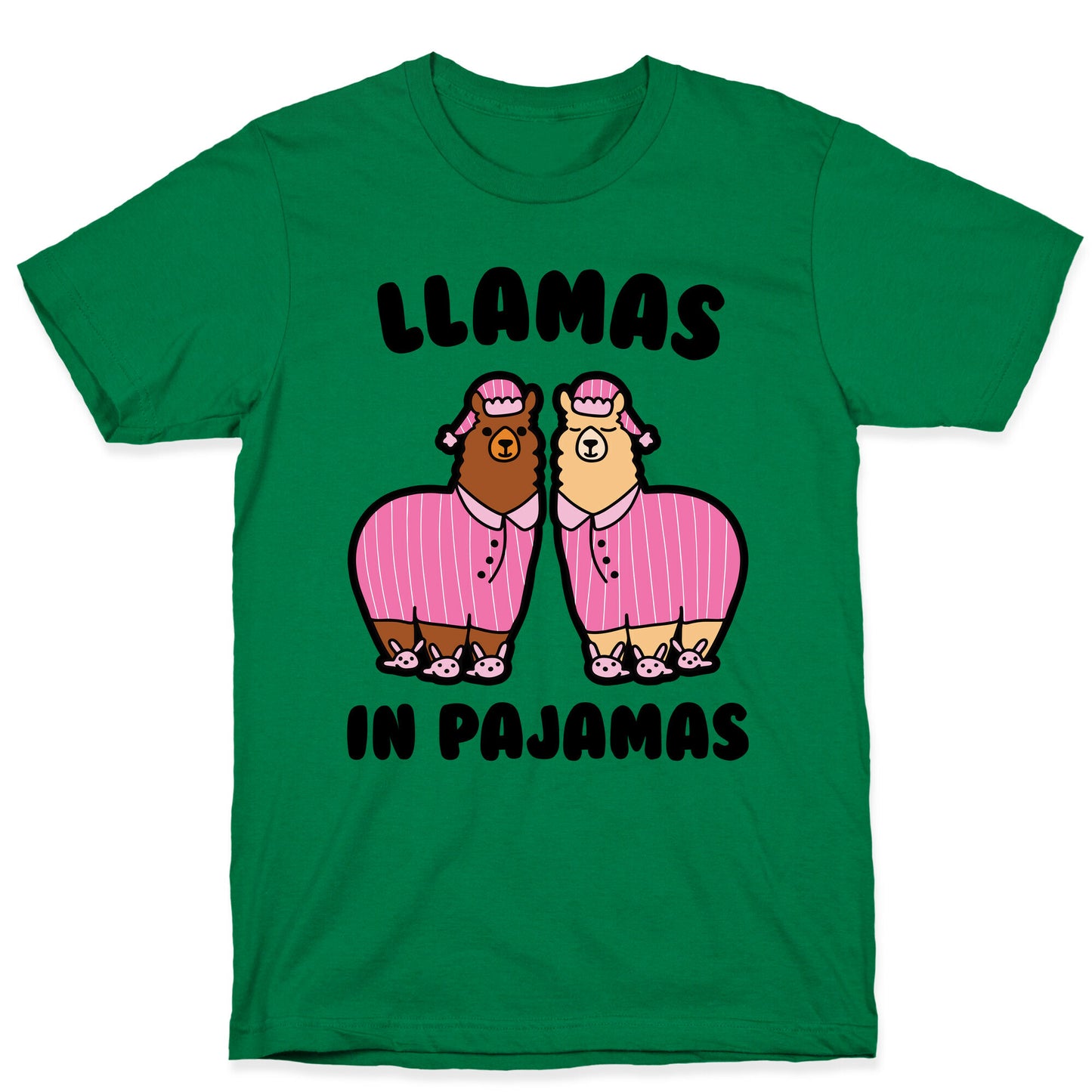 Llamas in Pajamas T-Shirt