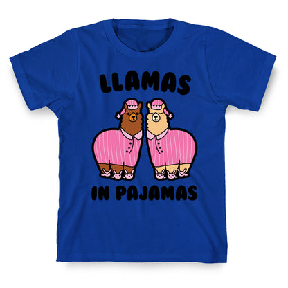 Llamas in Pajamas T-Shirt