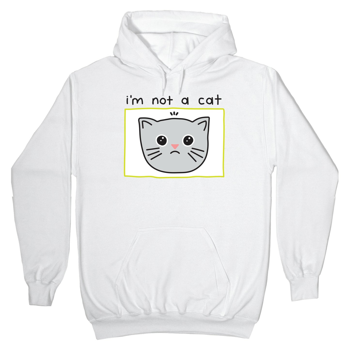 I'm Not A Cat Zoom Filter Hoodie
