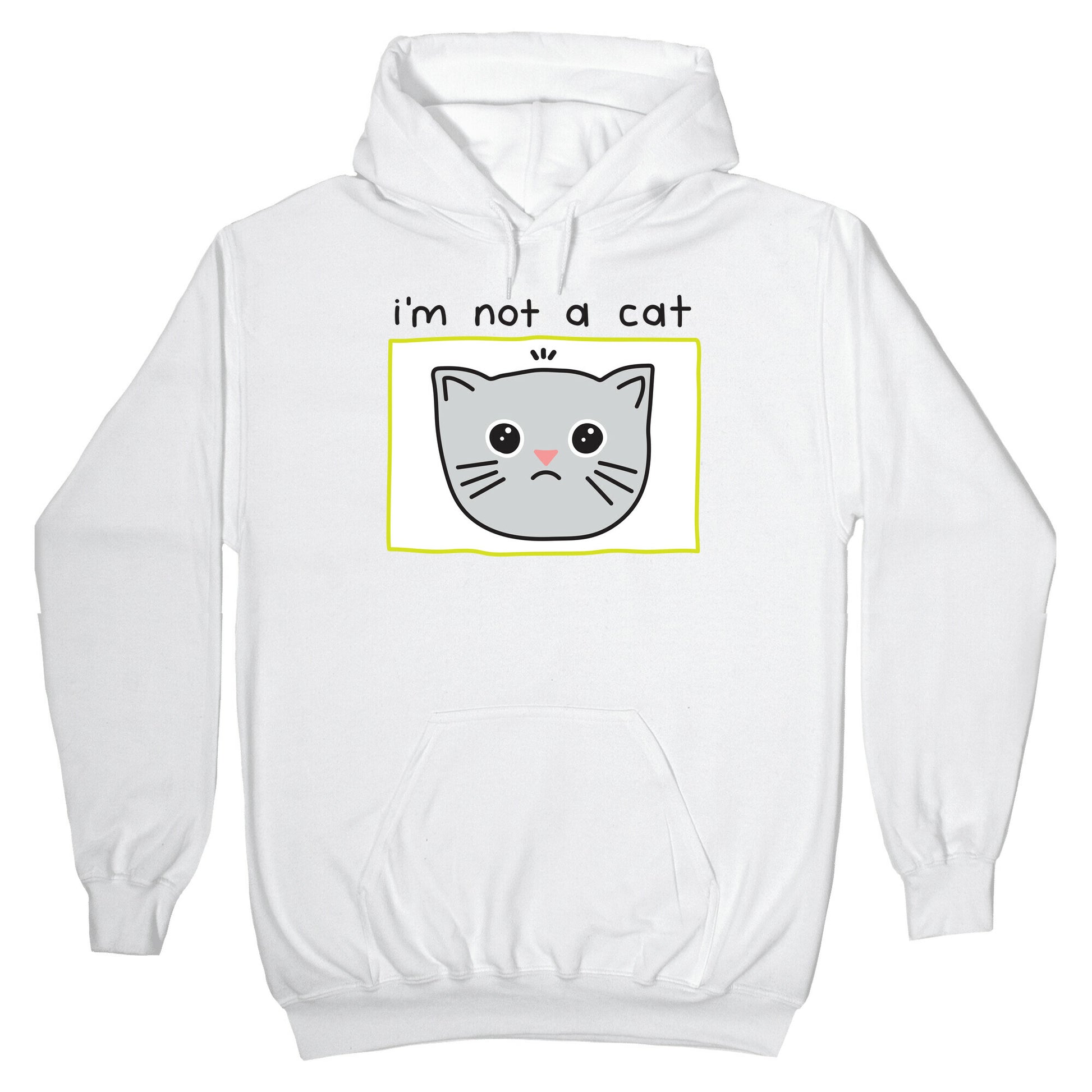I'm Not A Cat Zoom Filter Hoodie