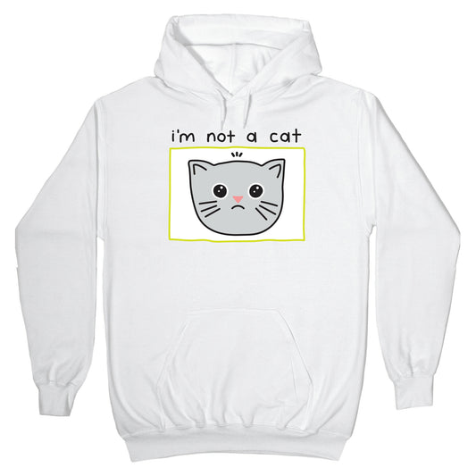 I'm Not A Cat Zoom Filter Hoodie